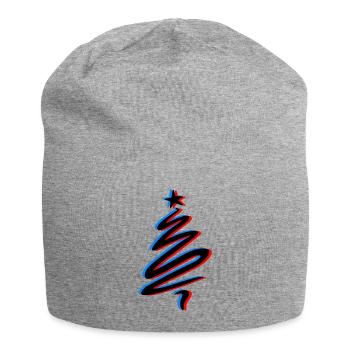 Schatten spendende Tanne - Jersey-Beanie - Grau meliert - Vorne