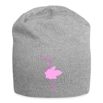 Storch - Jersey-Beanie - Grau meliert - Vorne