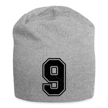 Neuf cassé au look scratch - Bonnet en jersey - gris chiné - Devant