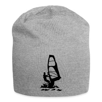Planche à voile - Bonnet en jersey - gris chiné - Devant