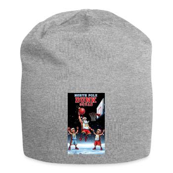 Équipe de dunks du pôle nord de basketball de Santa Dunking - Bonnet en jersey - gris chiné - Devant