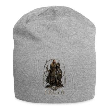 Bouclier de Freya : Victoire ou Valhalla - Bonnet en jersey - gris chiné - Devant