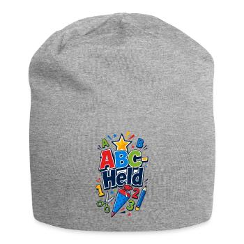 Back to school school child - Jersey Beanie - heather grey - Front