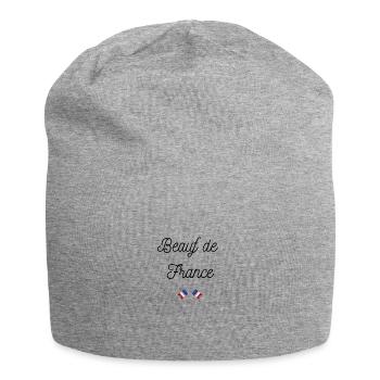 Beauf de France - Bonnet en jersey - gris chiné - Devant