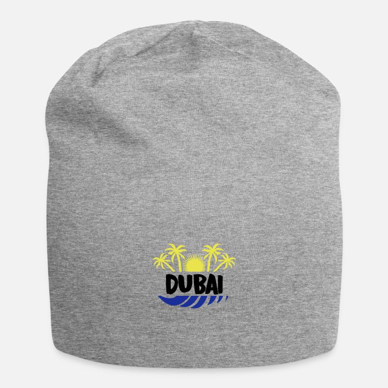 dubai 02 - Jersey-Beanie - Grau meliert
