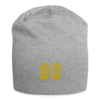 30. 30 YEARS. 30th ANNIVERSARY. 30TH ANNIVERSARY. - Jersey Beanie - heather grey - Front