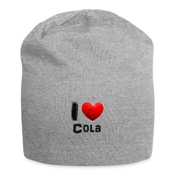 J'aime COLA - Bonnet en jersey - gris chiné - Devant