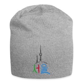 Seoul - Jersey-Beanie - Grau meliert - Vorne