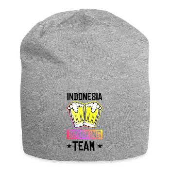 Indonesia Drinking Team - Jersey Beanie - heather grey - Front