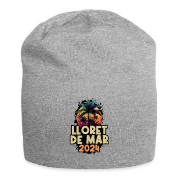 Lloret De Mar 2024 Holiday Saying - Jersey Beanie - heather grey - Front