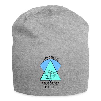 Bus Bus Driver School Bus Bus Bus Bus Driver - Jersey Beanie - heather grey - Front