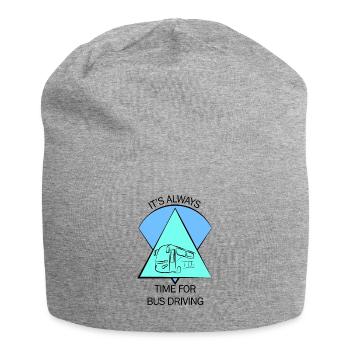 Bus Bus Driver School Bus Bus Bus Bus Driver - Jersey Beanie - heather grey - Front