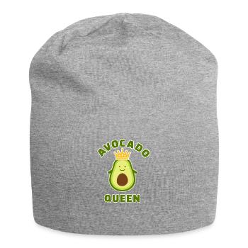 avocado - Jersey Beanie - heather grey - Front