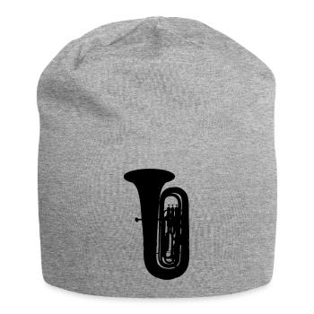 Tuba - Jersey-Beanie - Grau meliert - Vorne