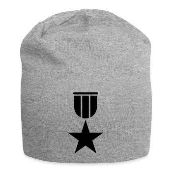 Award Medal - Jersey Beanie - heather grey - Front