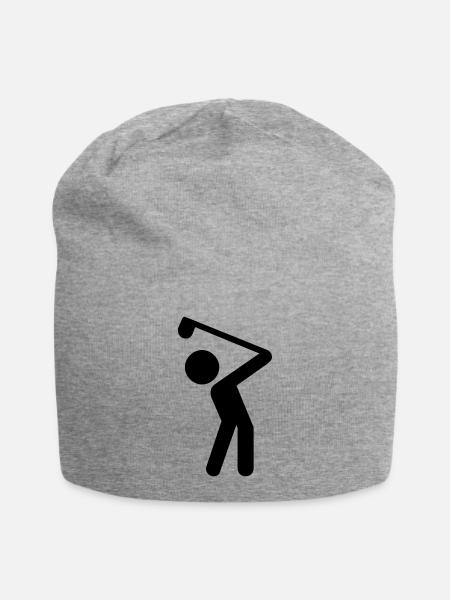 Golf - Jersey-Beanie - Grau meliert