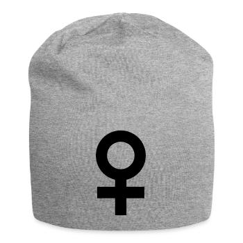 The symbol of femininity - Jersey Beanie - heather grey - Front