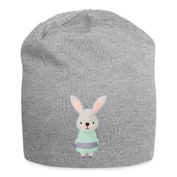Hare spoon - Jersey Beanie - heather grey - Front