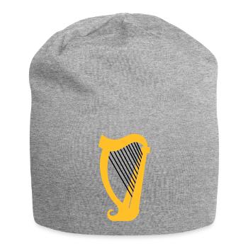 A HARP music instrument - Jersey Beanie - heather grey - Front