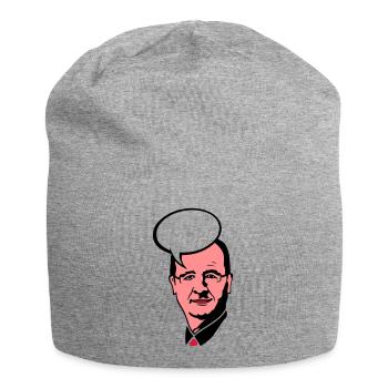 francois hollande president bulle leader - Bonnet en jersey - gris chiné - Devant