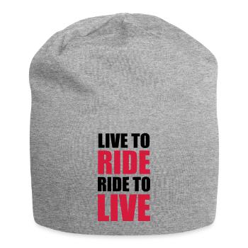 Biker Motorbike Motorrad Moto Motard Speed Sport - Jersey Beanie - heather grey - Front
