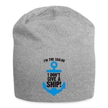 LE MARIN NE DONNE PAS DE NAVIRE - Bonnet en jersey - gris chiné - Devant