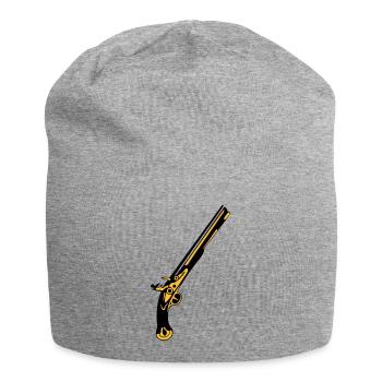 vieux pistolet revolver flingue arme - Bonnet en jersey - gris chiné - Devant