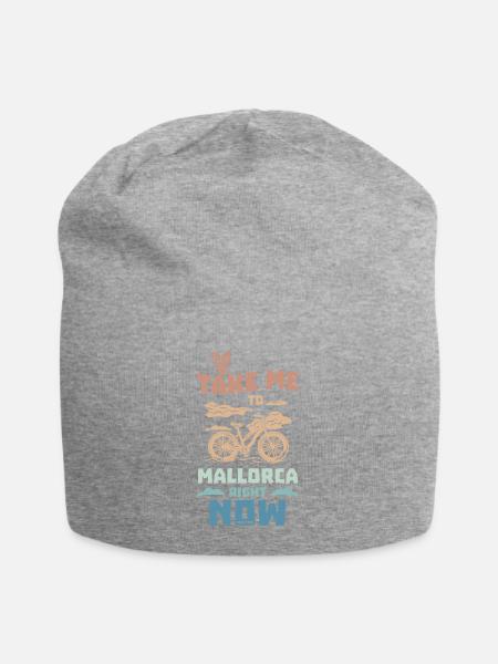 Fahrradtour Mallorca Urlaub biken Radfahrer - Jersey-Beanie - Grau meliert