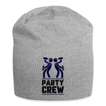 Party Crew - Jersey Beanie - heather grey - Front