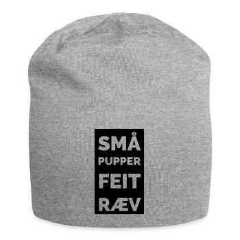 Kleine Titten, fetter Arsch - Jersey-Beanie - Grau meliert - Vorne