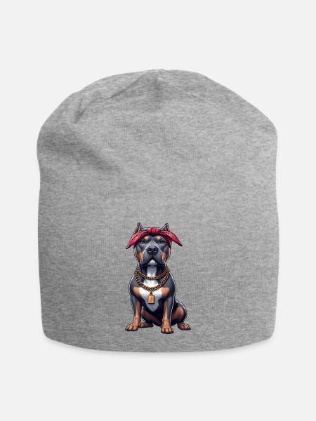 Pitbull Der Rapper - Jersey-Beanie - Grau meliert