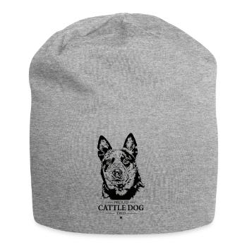 Bétail Chien Papa Hunde Hund Wilsigns - Bonnet en jersey - gris chiné - Devant