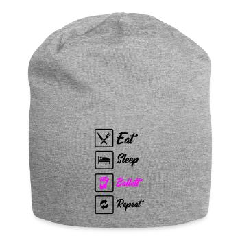 eat sleep ballett repeat - Jersey-Beanie - Grau meliert - Vorne