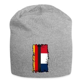 French French Germany France - Jersey Beanie - heather grey - Front