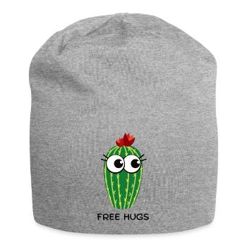 free hugs cactus - Jersey-Beanie - Grau meliert - Vorne