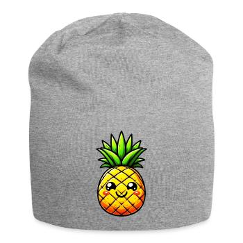 Ananas - Bonnet en jersey - gris chiné - Devant