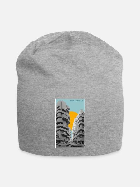 Bohnsdorf - Jersey-Beanie - Grau meliert