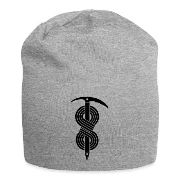 Eispickel Seil - Jersey-Beanie - Grau meliert - Vorne