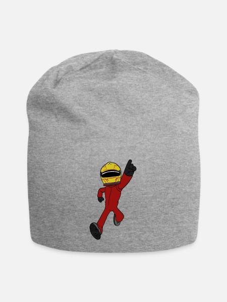 Rennfahrer  - Jersey-Beanie - Grau meliert