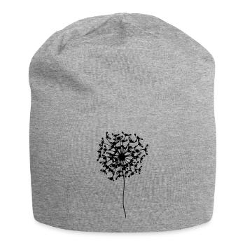 MARLA Puste-Bobby - par heavenlygoods DESIGN - Bonnet en jersey - gris chiné - Devant