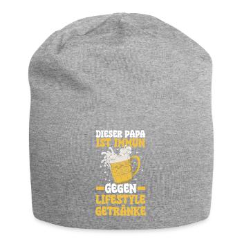 Beer Father Father's Day Dad - Jersey Beanie - heather grey - Front