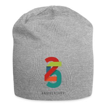 25 Years – Modern Anniversary Design - Jersey Beanie - heather grey - Front