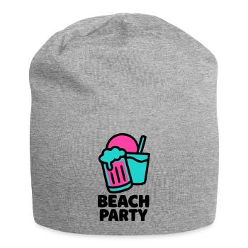 Beach Party Bierkruege Logo - Jersey-Beanie - Grau meliert - Vorne