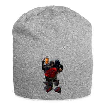 Sensenmann-Rosenbraunacht - Jersey-Beanie - Grau meliert - Vorne
