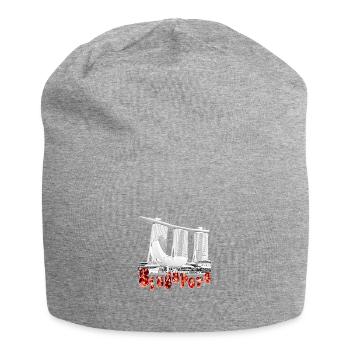 MARINA BAY SANDS - Jersey-Beanie - Grau meliert - Vorne