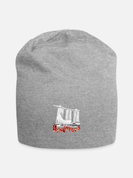 MARINA BAY SANDS - Jersey-Beanie - Grau meliert
