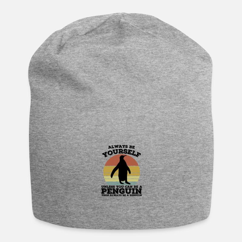 Pingouin - Bonnet en jersey - gris chiné