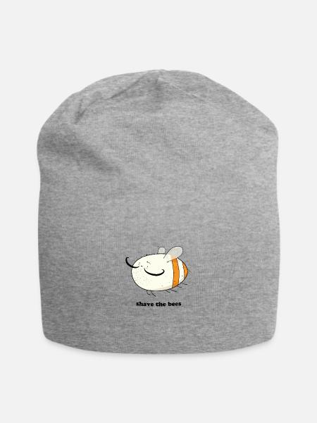 Shave the Bees - Jersey-Beanie - Grau meliert