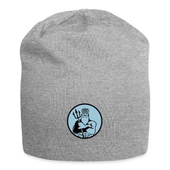 poseidon 002 - Jersey-Beanie - Grau meliert - Vorne