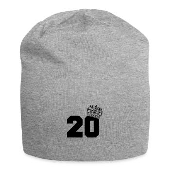 20 king - Jersey-Beanie - Grau meliert - Vorne